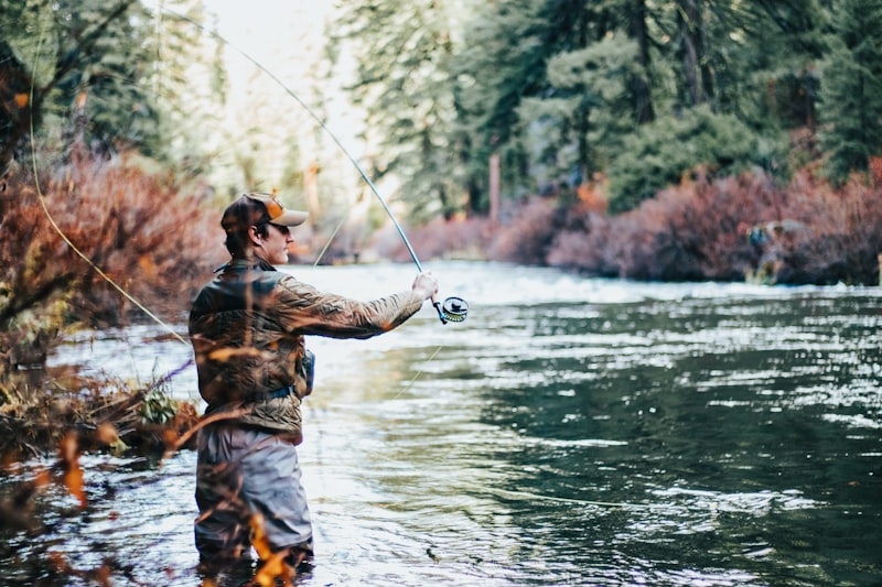 White River trout fishing near White River Cabins